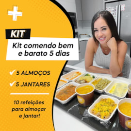 KIT 5 dias comendo bem e barato.