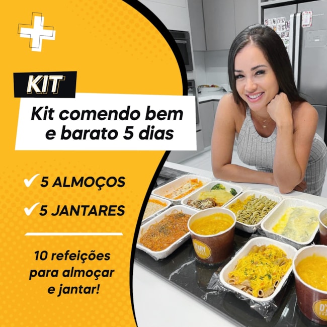 KIT 5 dias comendo bem e barato.